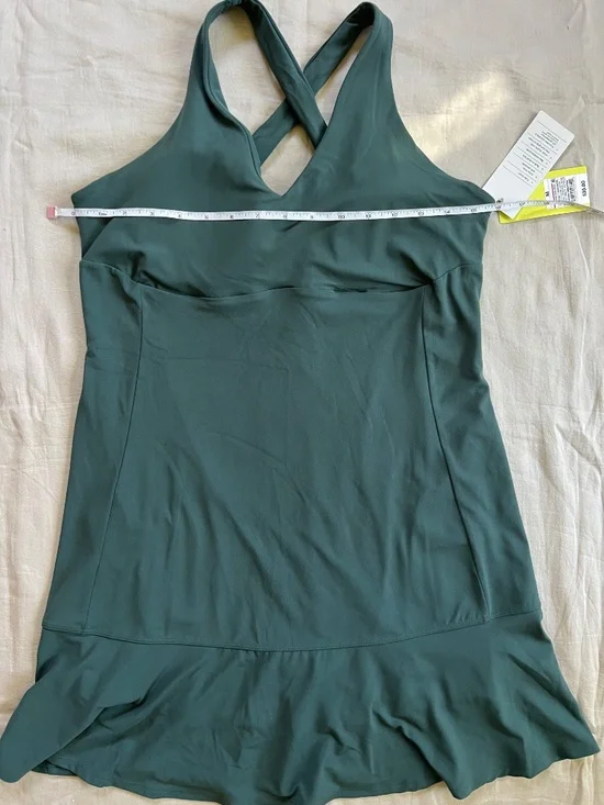 All In Motion - Women's Everyday Soft Double V Active Dress - Green - Picture 8 of 9
